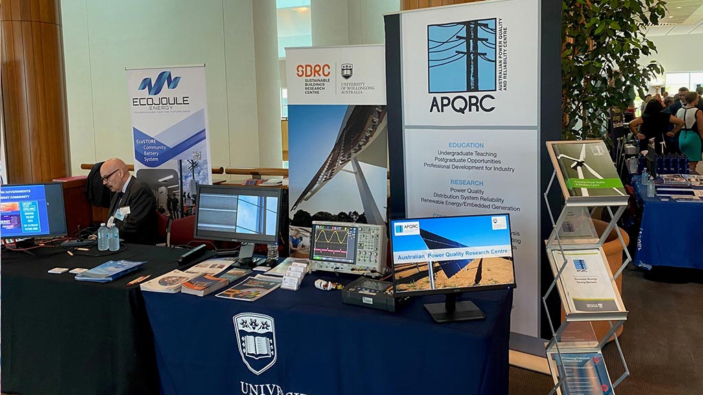 At the Illawarra Energy Expo in Canberra,  APQRC and SBRC’s stand exhibits brochures, flags, magazines and pull up banners, all of which provide an understanding to what APQRC and SBRC offer